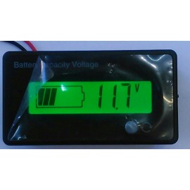 ولتمتر نمایشگر شارژ باطری با قابلیت نمایش درصد و میزان ولتاژ