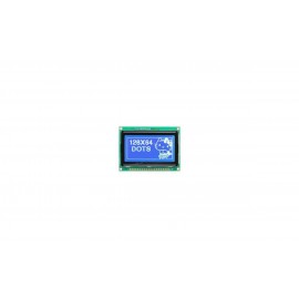 نمایشگر GLCD 64*128 گرافیکی بک لایت آبی با درایور KS108 فریم بزرگ